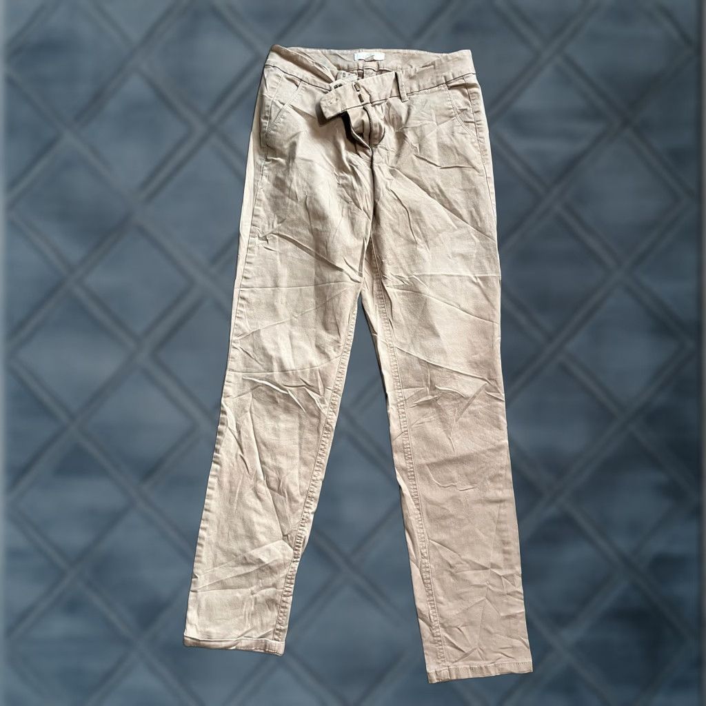 Ann Taylor VINTAGE Ann Taylor Loft Womens Size 4T Beige Khaki Pants Stretch Skinny Ankle X-Tall? Size 27" / US 4 / IT 40 - 1 Thumbnail