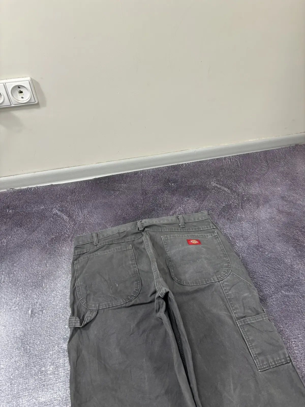 Dickies × Vintage Vintage Dickies Y2K Painted Gray Work Hype Baggy Pants Size US 36 / EU 52 - 5 Thumbnail