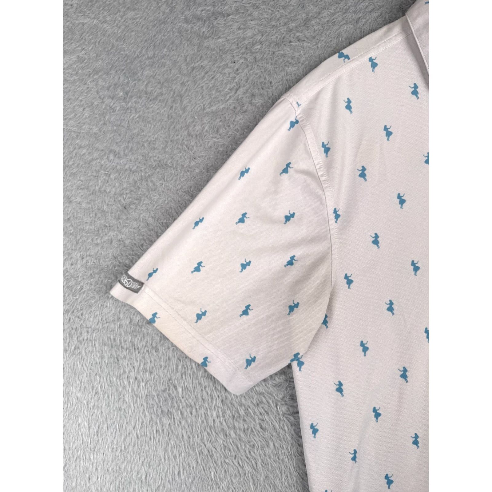 Vintage Straight Down Polo Shirt Mens M White Size M / US 6-8 / IT 42-44 - 3 Thumbnail