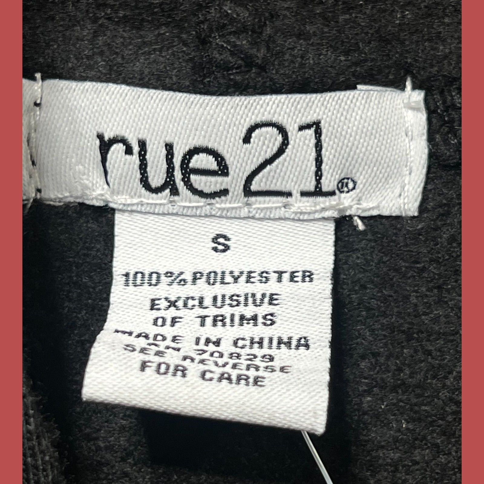 rue21 Rue 21 - Women's Long Sleeve Hooded Sweatshirt - Black - Sma Size S / US 4 / IT 40 - 8 Thumbnail