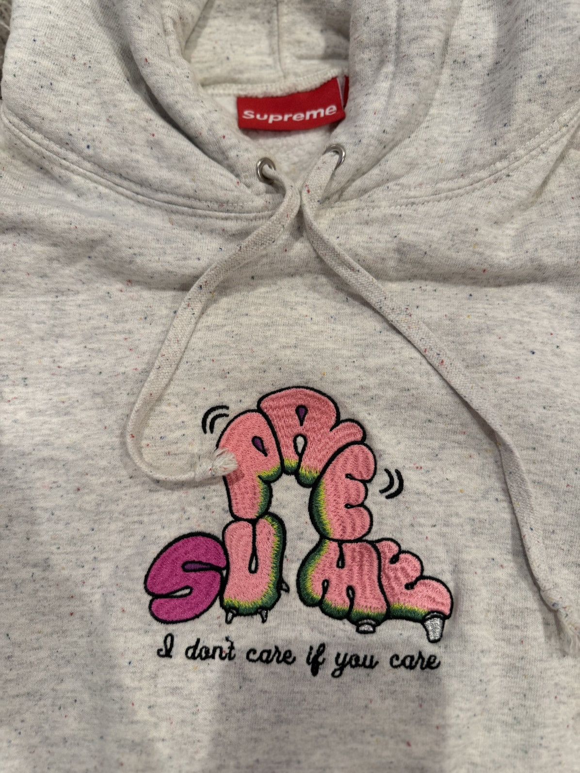 Supreme SUPREME light grey hoodie RARE Size US M / EU 48-50 / 2 - 2 Thumbnail