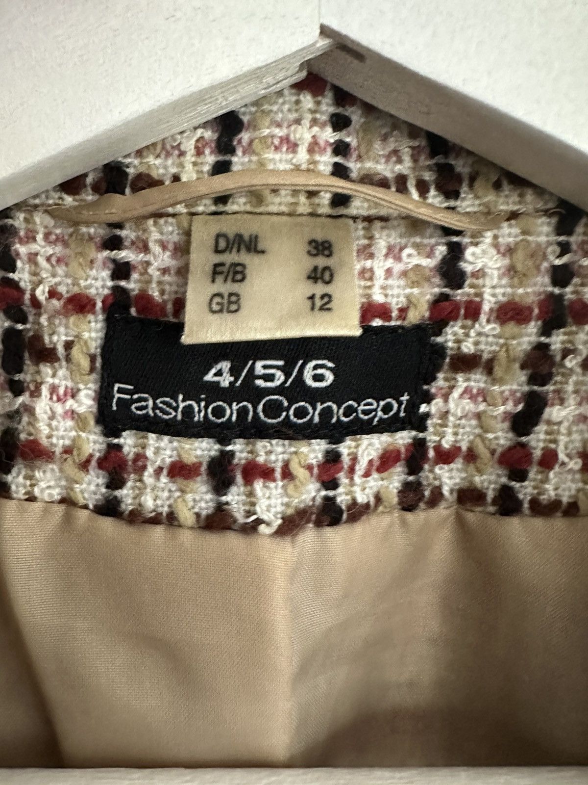 Vintage Vintage Relaxed-Fit Beige-Pink Coat Size M / US 6-8 / IT 42-44 - 5 Thumbnail