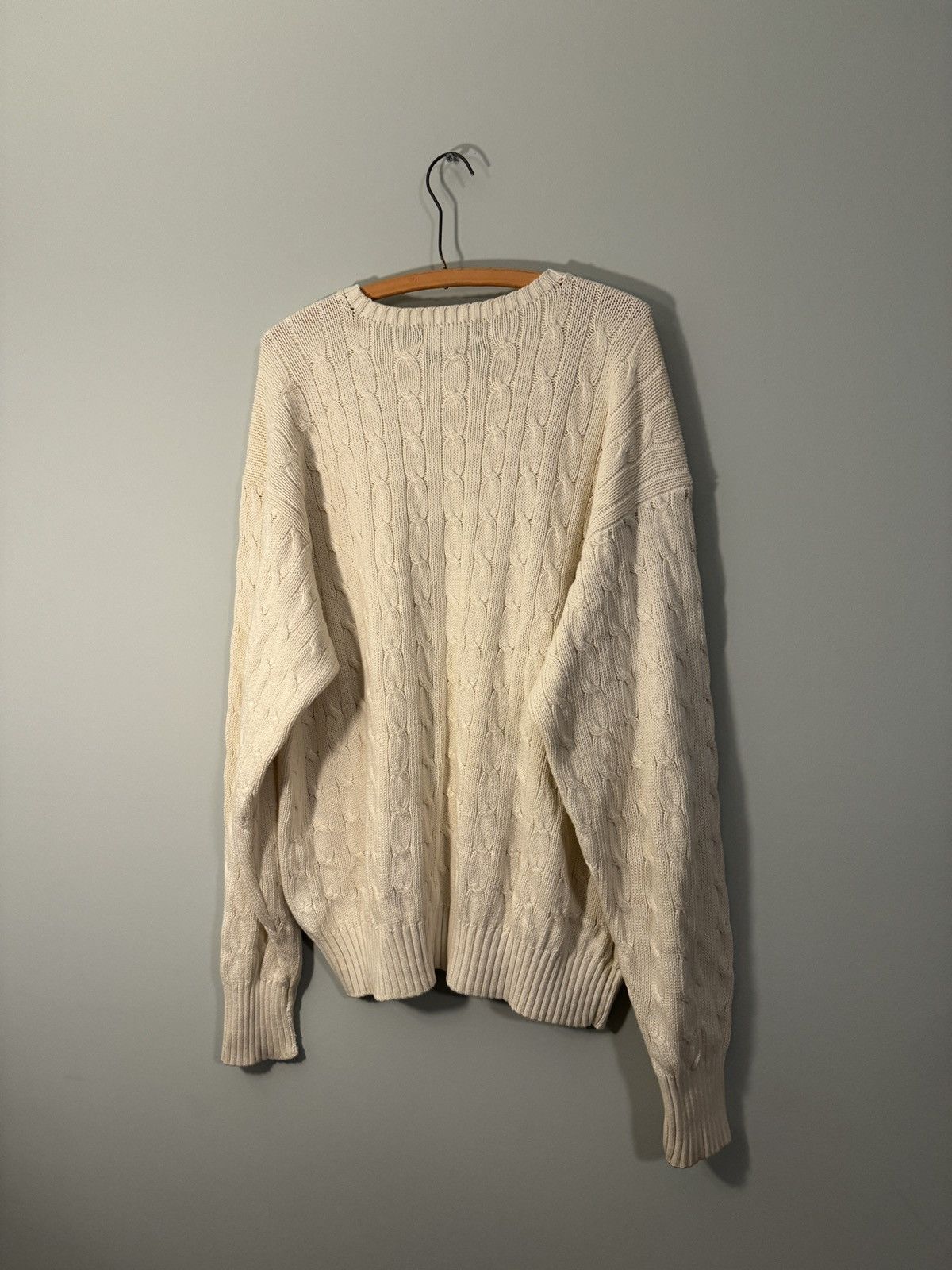 Polo Ralph Lauren Polo Ralph Lauren Cable Knit Sweater ERD Grunge RRL Bode Size US XL / EU 56 / 4 - 7 Thumbnail