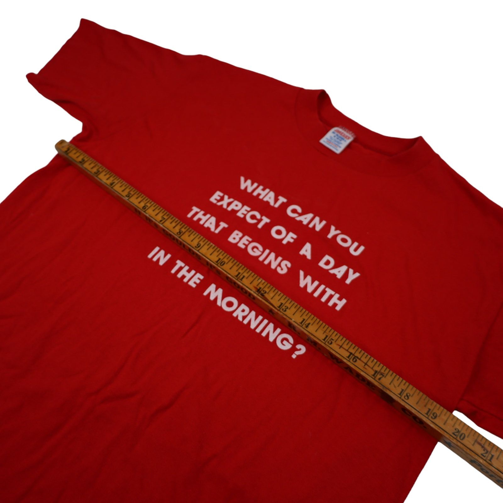 Jerzees × Russell Athletic × Vintage Vintage 90s Slogan T Shirt Size US M / EU 48-50 / 2 - 5 Thumbnail
