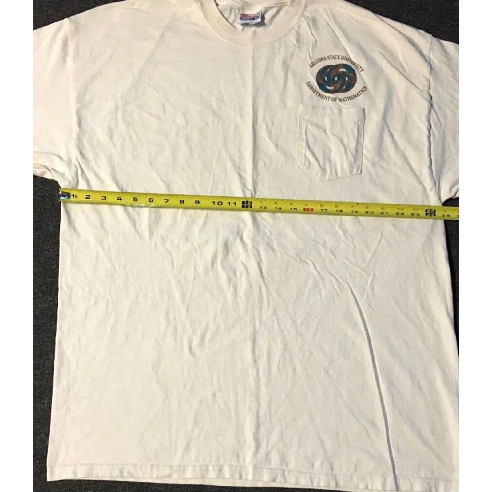 Vintage VINTAGE ASU Math Awareness Shirt T-Shirt Beige XXL Men's 90s College Grunge Y2K Track PE Size US XXL / EU 58 / 5 - 6 Thumbnail