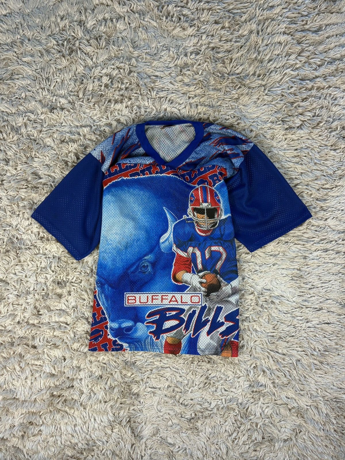 Ccm 80s CCM Buffalo Bills All Over Print Jersey Size US S / EU 44-46 / 1 - 1 Thumbnail