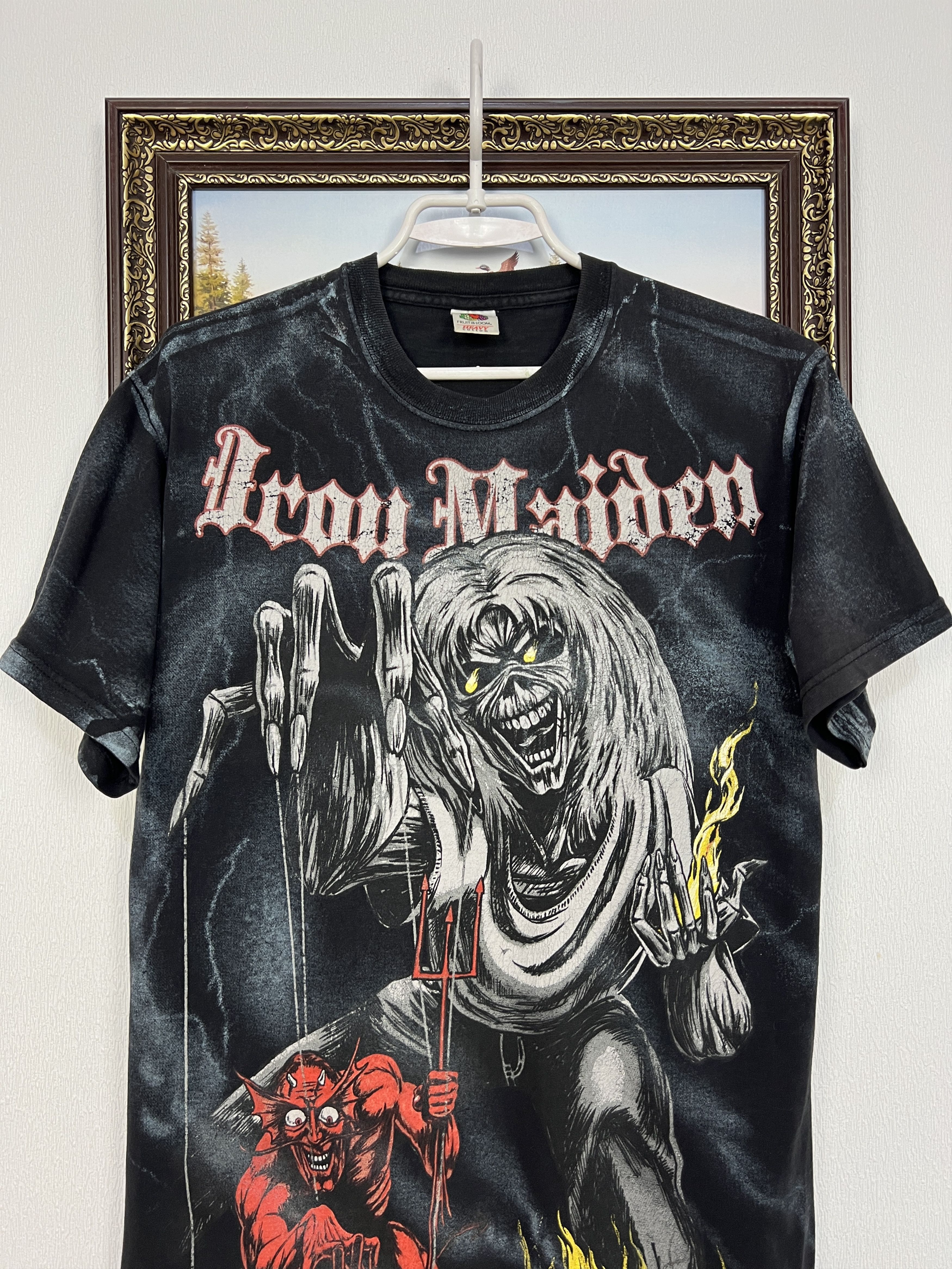 Vintage VIntage Iron Maiden The Number Of The Beast Tee Size US M / EU 48-50 / 2 - 2 Thumbnail