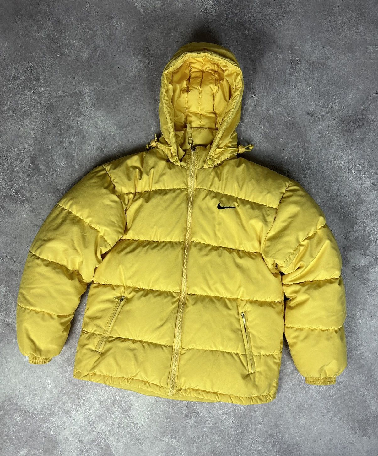 Nike Nike Vintage Down Puffer Jacket Big Swoosh Logo Y2K 90s Dril Size US S / EU 44-46 / 1 - 7 Thumbnail