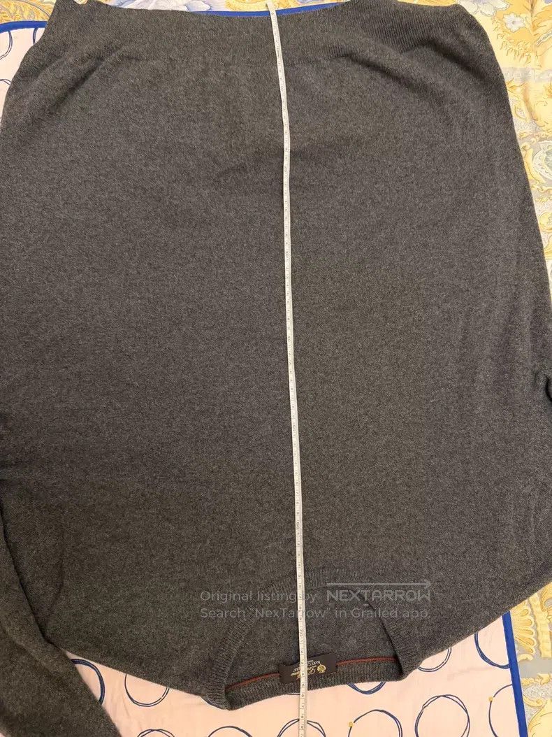 Loro Piana Loro Piana Cashmere Sweatshirt Size US XXL / EU 58 / 5 - 8 Thumbnail