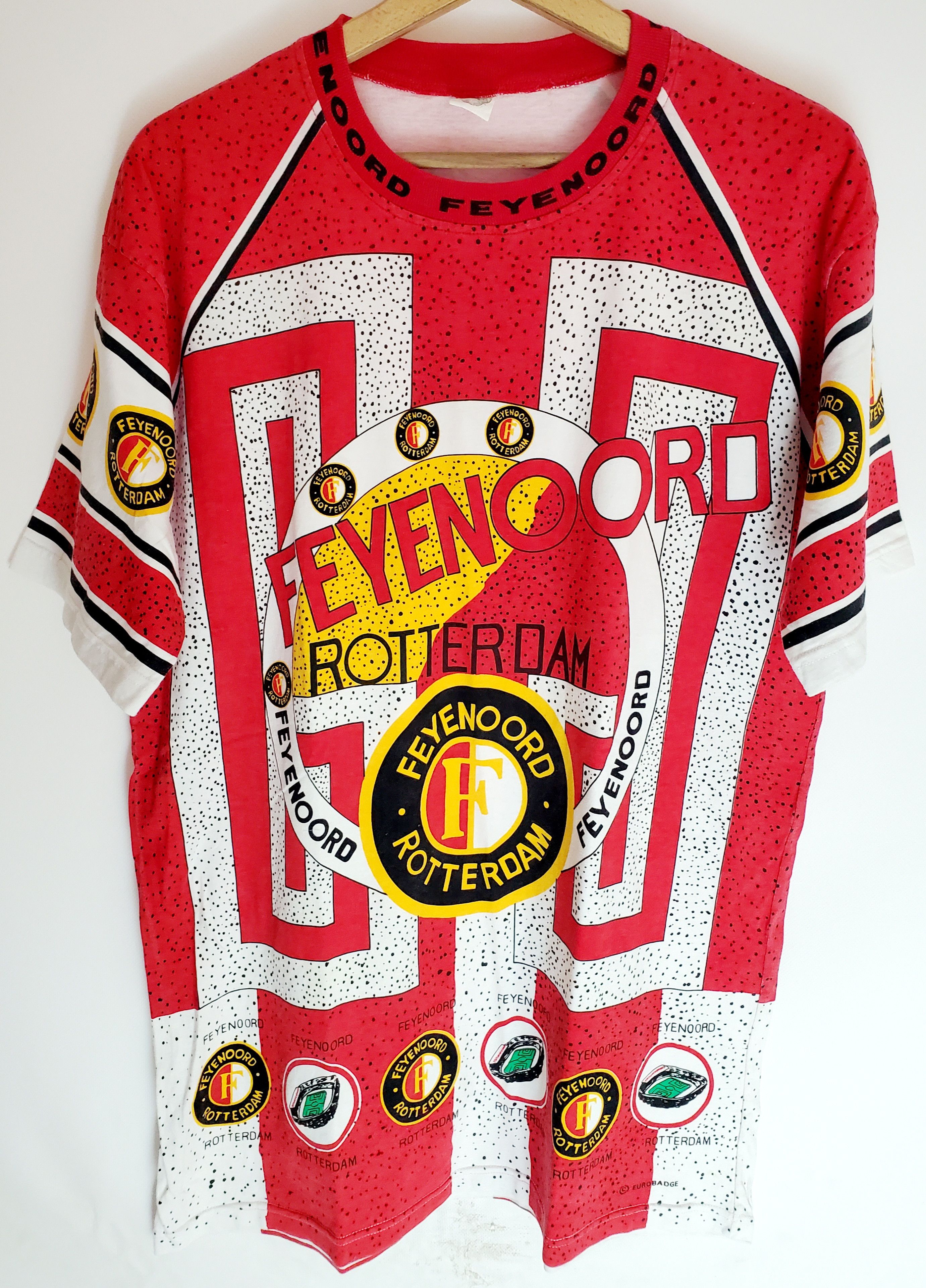 Other Vintage90s FEYENOORD ROTTERDAM football OVER Print T-shirt L Size US L / EU 52-54 / 3 - 1 Thumbnail