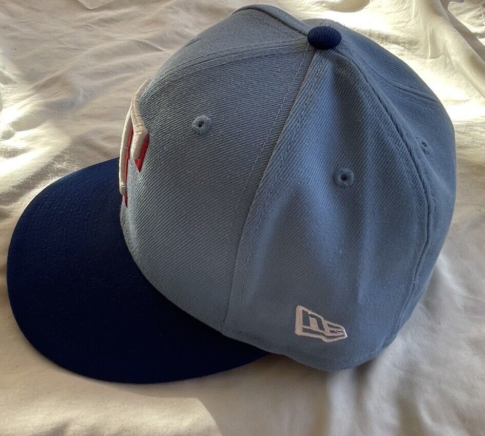 MLB × New Era New Era 59fiffty Texas Rangers White/Blue Men’s Hat Sz 7 Size ONE SIZE - 7 Thumbnail