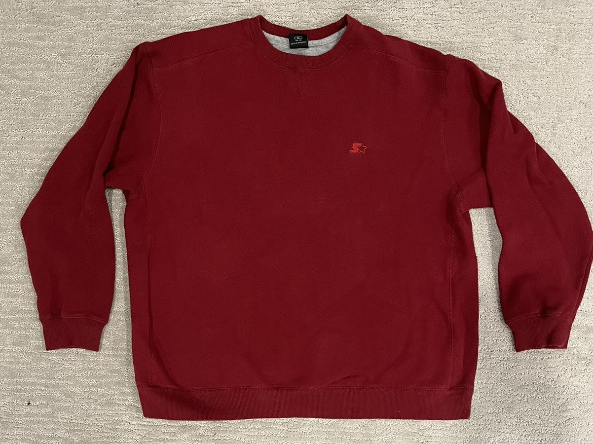 Starter × Vintage Vintage Maroon Starter Crewneck Size US XL / EU 56 / 4 - 1 Thumbnail