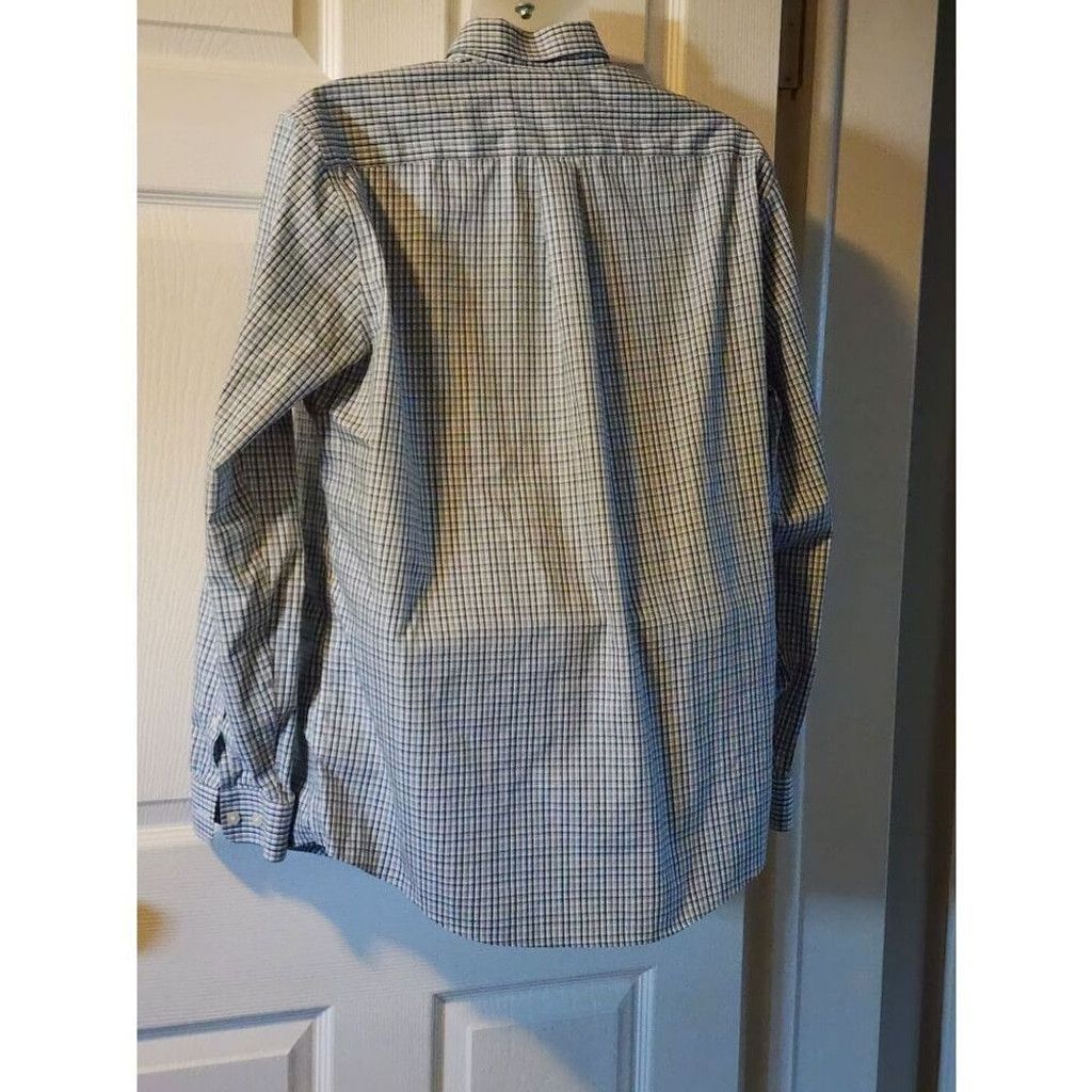 Eddie Bauer Eddie Bower Plaid Dress Shirt Size US L / EU 52-54 / 3 - 3 Thumbnail