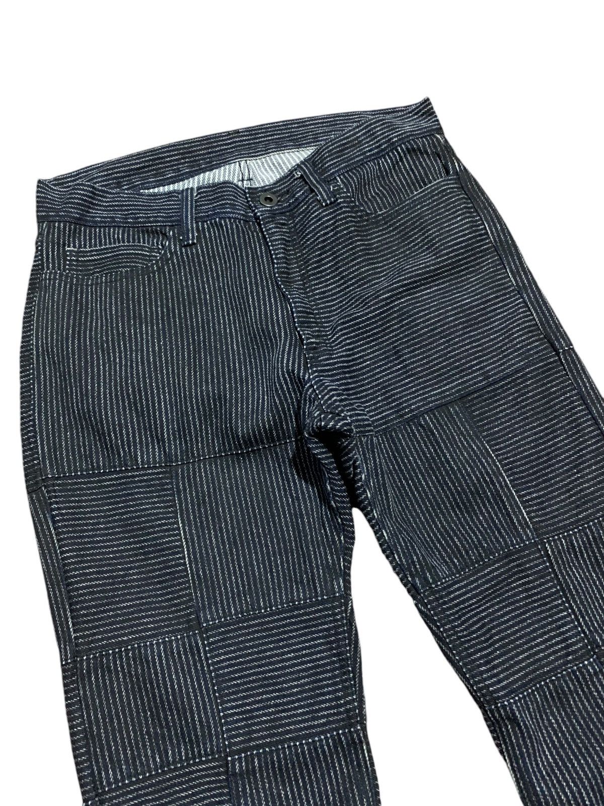 Hysteric Glamour Flare jeans The difference Ruppert patchwork striped Size US 31 - 4 Thumbnail