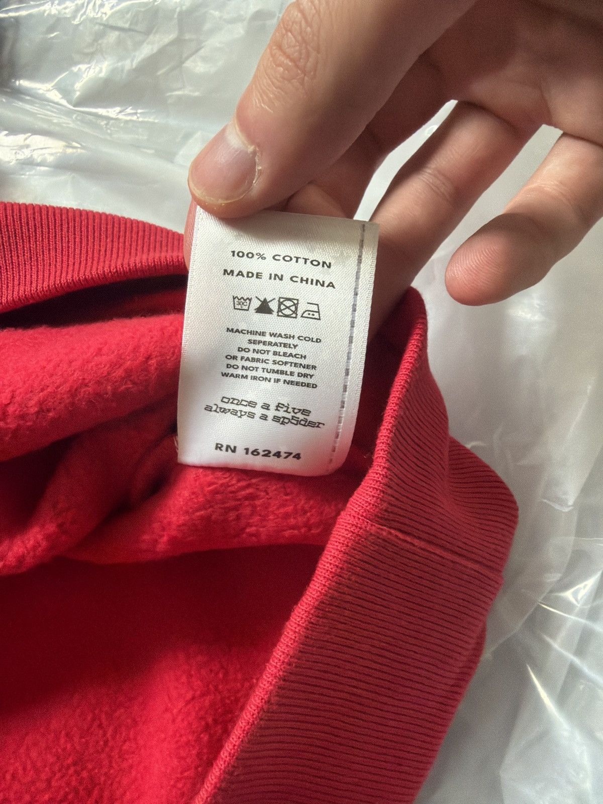 Sp5der Sp5der OG Web Hoodie size M Size US M / EU 48-50 / 2 - 10 Thumbnail