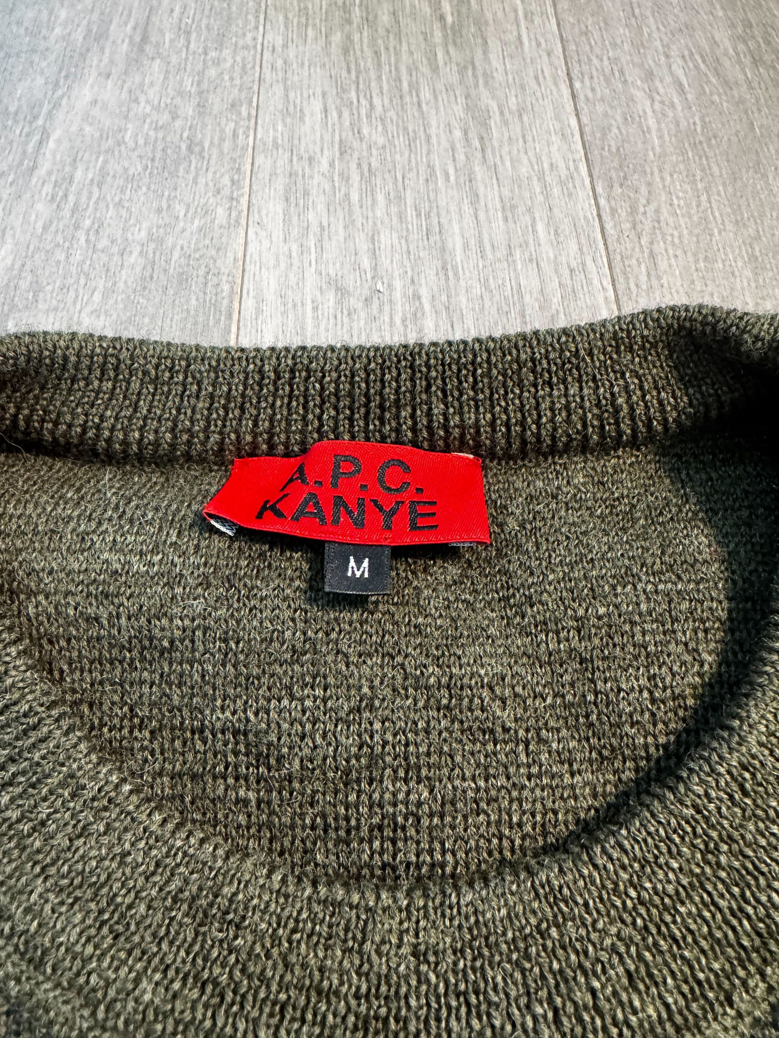 A.P.C. × Kanye West Kanye x APC Army Sweater – 2014 Collaboration Size US M / EU 48-50 / 2 - 2 Thumbnail