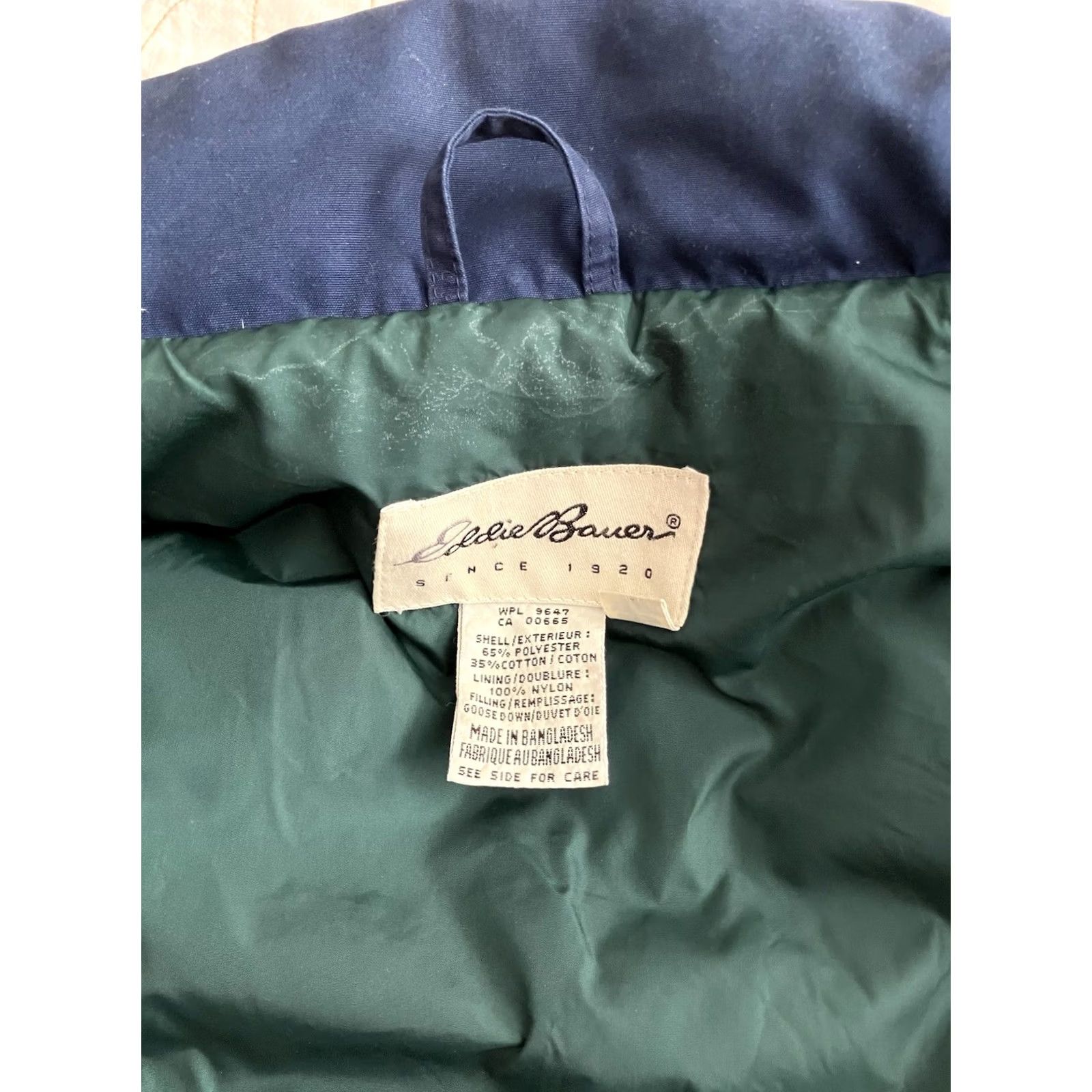 Eddie Bauer VINTAGE Eddie Bauer Puffer Vest Mens XL Blue Goose Down Full Zip Outdoors 90s Size US XL / EU 56 / 4 - 3 Thumbnail