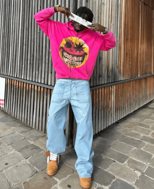 Japanese Brand pattern printed oversized zipper hoodies Size US L / EU 52-54 / 3 - 4 Thumbnail