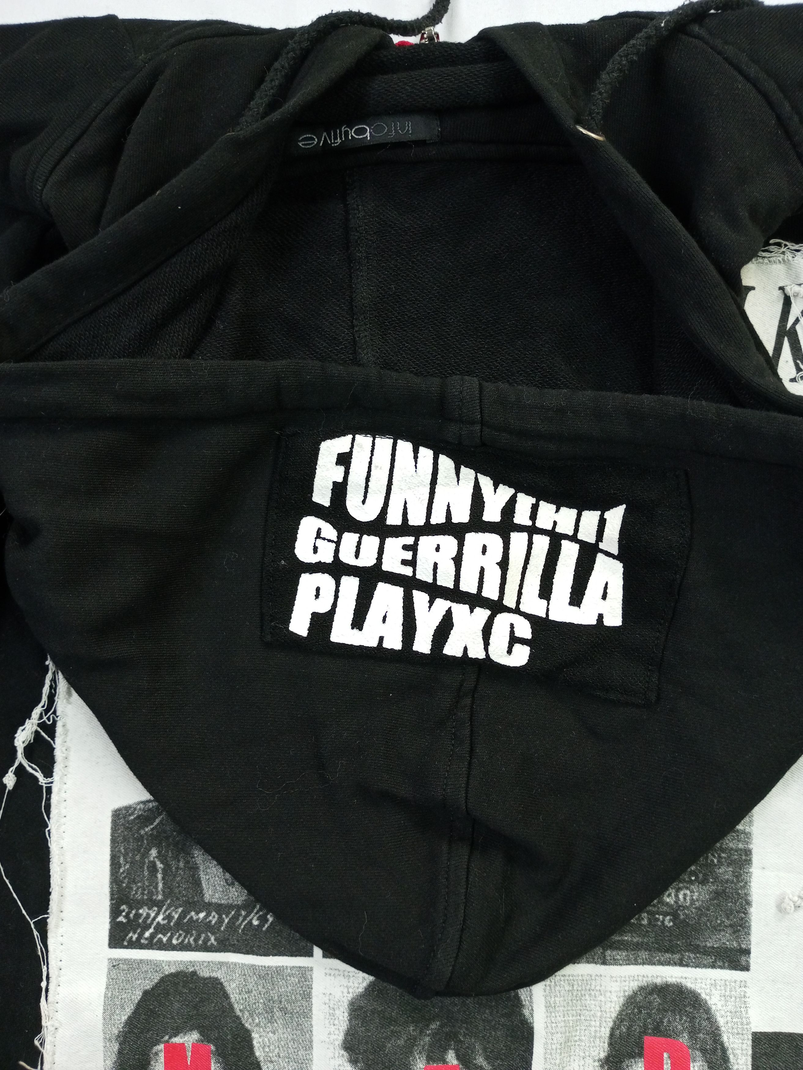 If Six Was Nine × Japanese Brand JAPANESE VKEI STYLE " FUNNY GUERRILLA" PUNK STYLE HOODIE Size US M / EU 48-50 / 2 - 15 Thumbnail