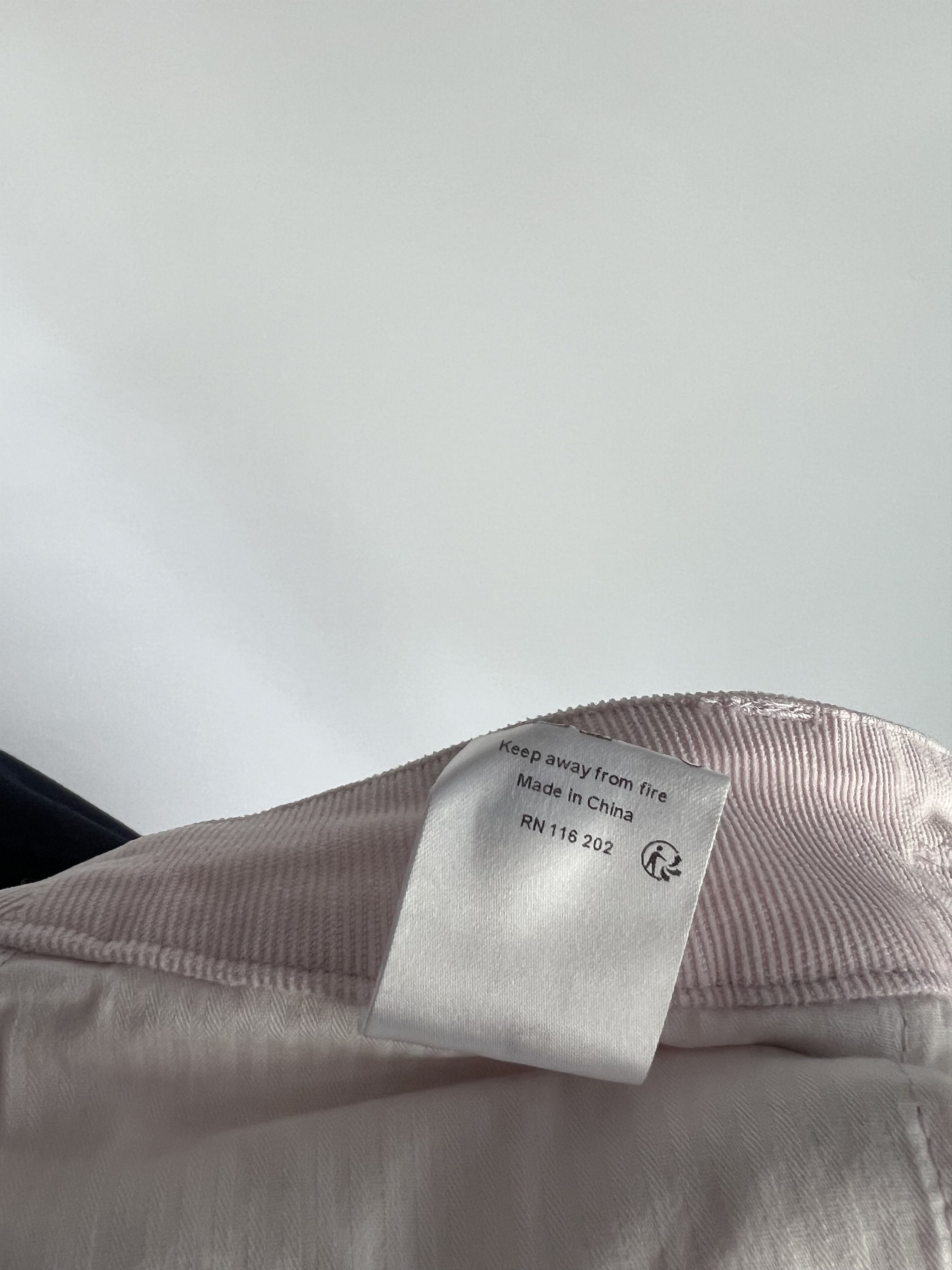 Zadig & Voltaire Zadig & Voltaire Women's Pink Corduroy Velours Pants Size 36 Size 27" / US 4 / IT 40 - 13 Thumbnail