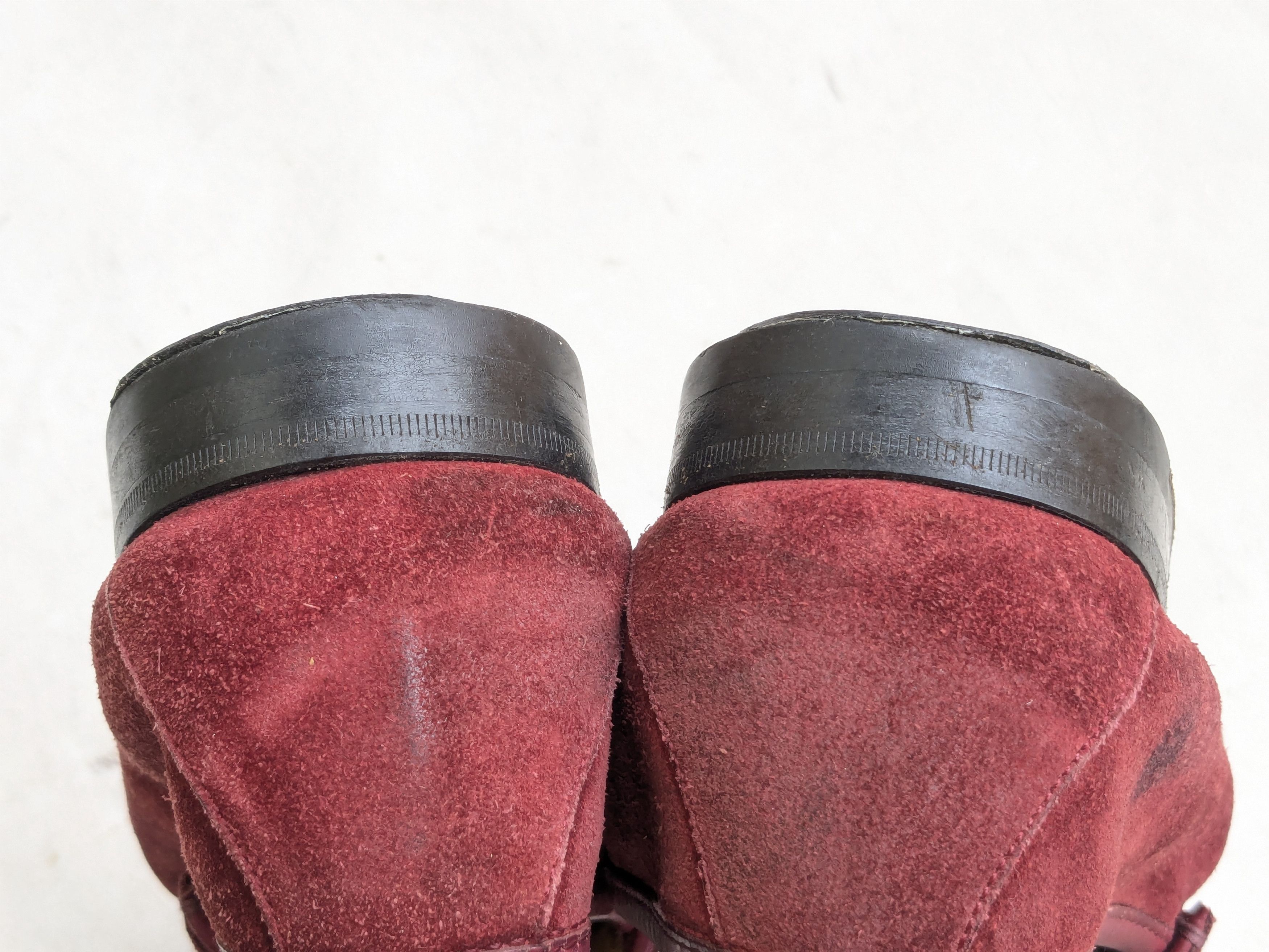 Gucci Gucci Horsebit Loafers Red 10.5 D Suede Leather Italy Slip Size US 10.5 / EU 43-44 - 15 Thumbnail