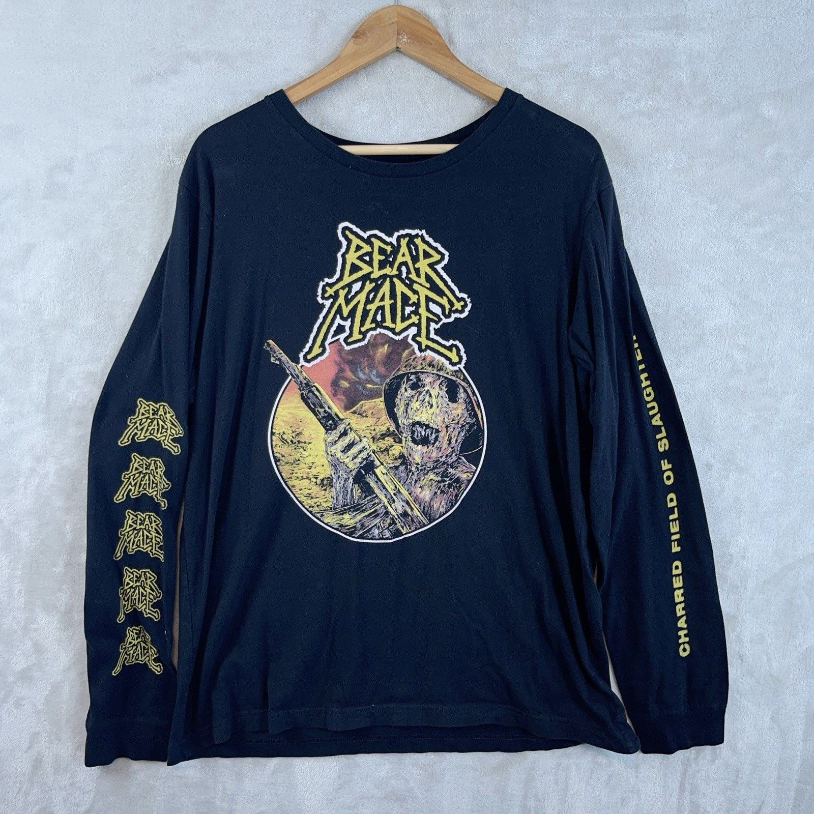 Other Bear Mace Death Metal Band Long Sleeve T Shirt Size US L / EU 52-54 / 3 - 1 Thumbnail