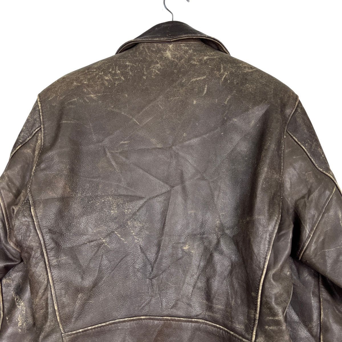 Schott 🔥 VINTAGE SCHOTT NYC LEATHER RACER JACKET MADE IN USA Size US S / EU 44-46 / 1 - 9 Thumbnail