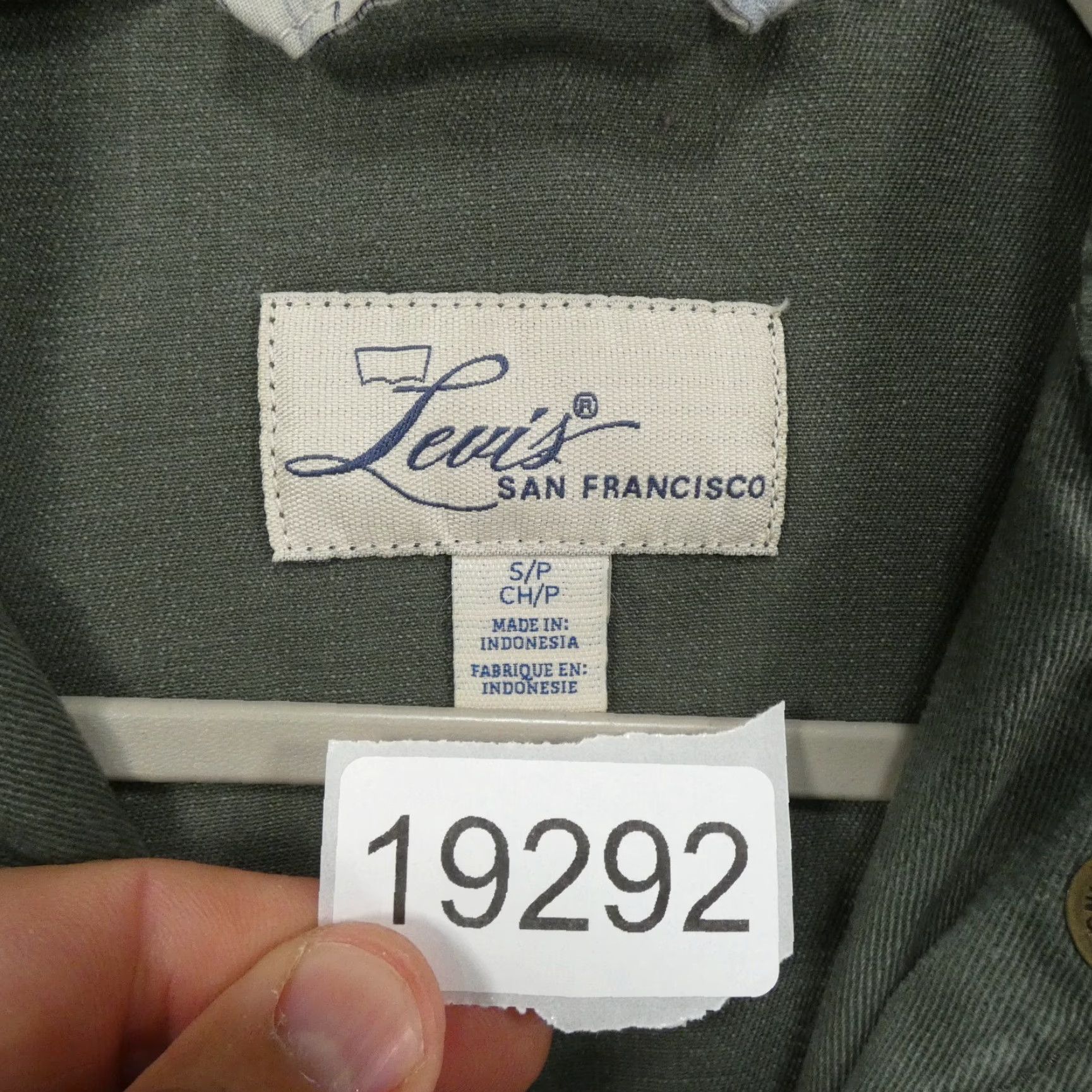 Levi's Levi's Jacket Womens Small Green Snap Over Full Zip Chore Coat Casual Size S / US 4 / IT 40 - 7 Thumbnail