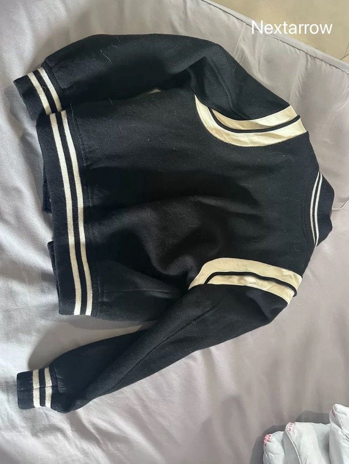 Saint Laurent Paris × Yves Saint Laurent Saint Laurent Teddy baseball jacket2410-Nextarrow Size XS / US 0-2 / IT 36-38 - 2 Thumbnail