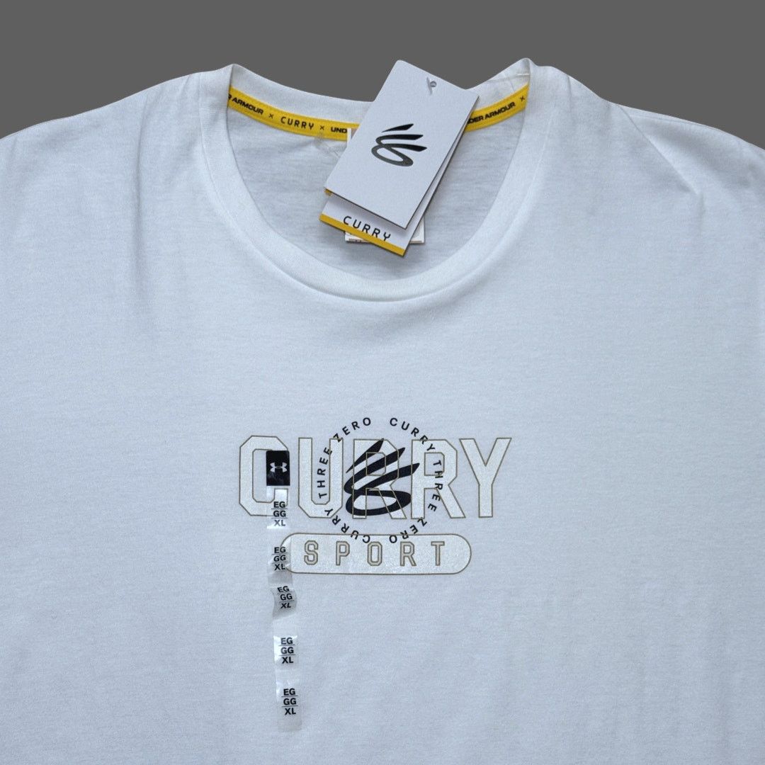 Under Armour Under Armour Curry Sport Men's SS White Size XL NWT NBA Size US XL / EU 56 / 4 - 3 Thumbnail