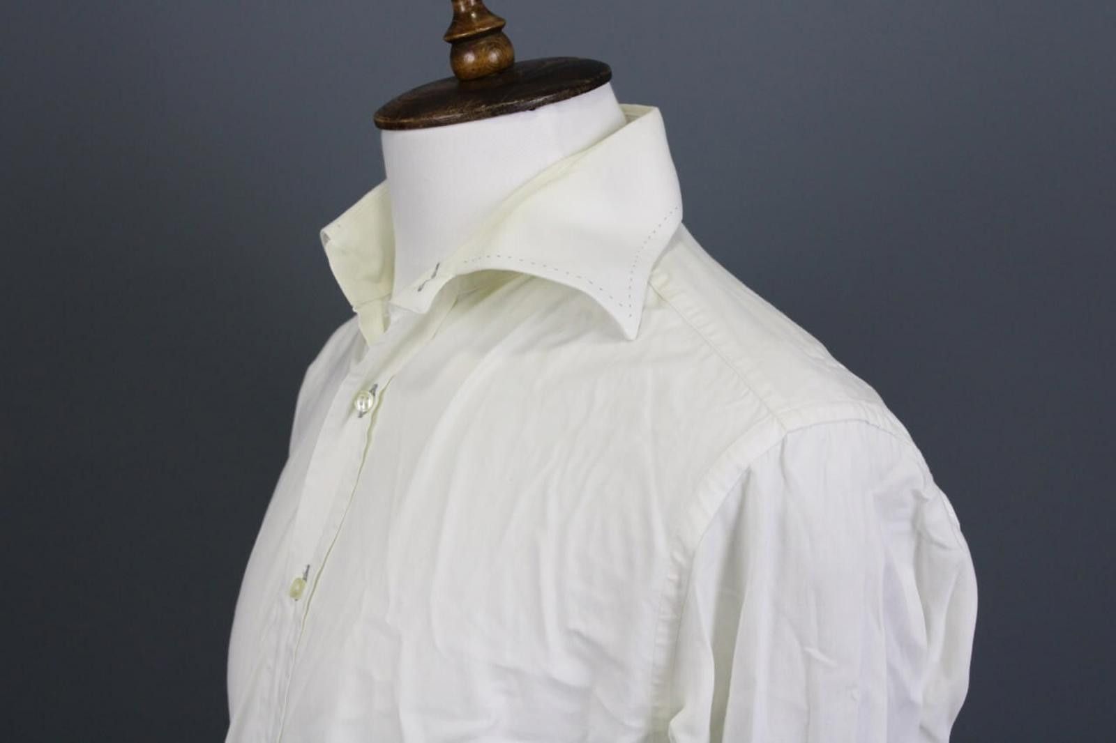 Katharine Hamnett London Katharine Hamnett London White Shirt Size 41 / 16 Size US M / EU 48-50 / 2 - 7 Thumbnail