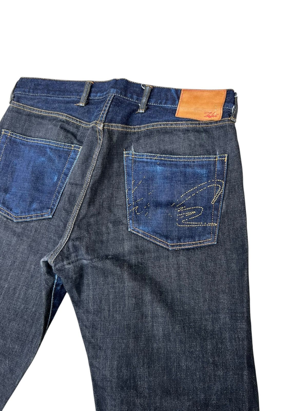 Futura Vintage FUTURA Japan 2 Tones Denim Distressed Jeans Size US 34 / EU 50 - 17 Thumbnail