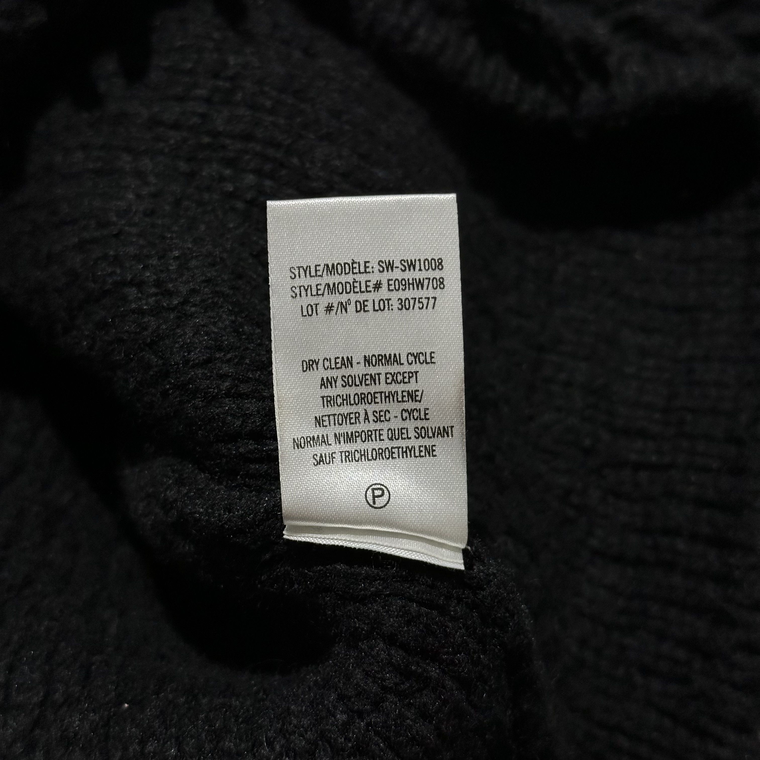 Helmut Lang Helmut Lang Petite Black Fluffy Jumper Size S / US 4 / IT 40 - 5 Thumbnail
