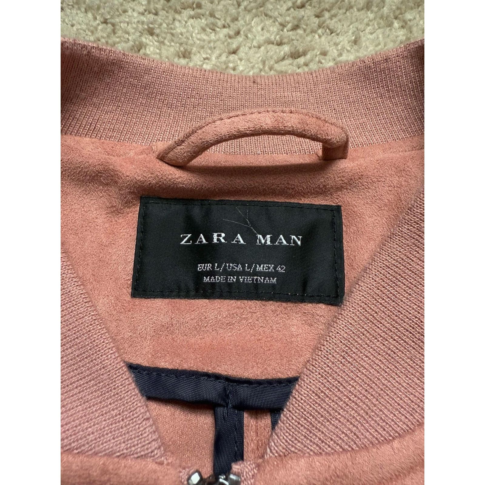 Zara Zara Man Full Zip Faux Suede Bomber Jacket Mens Large Size US L / EU 52-54 / 3 - 2 Thumbnail