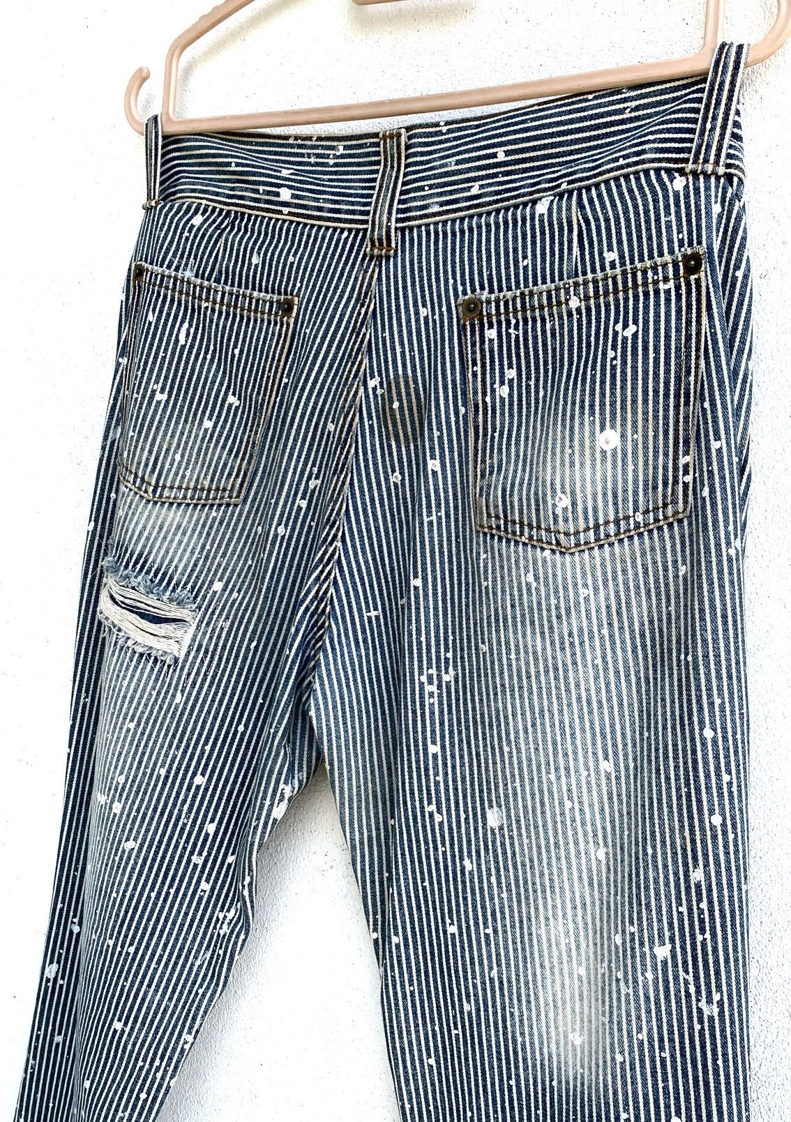 Vintage Distressed Hikori painter jeans Size 30" / US 8 / IT 44 - 7 Thumbnail
