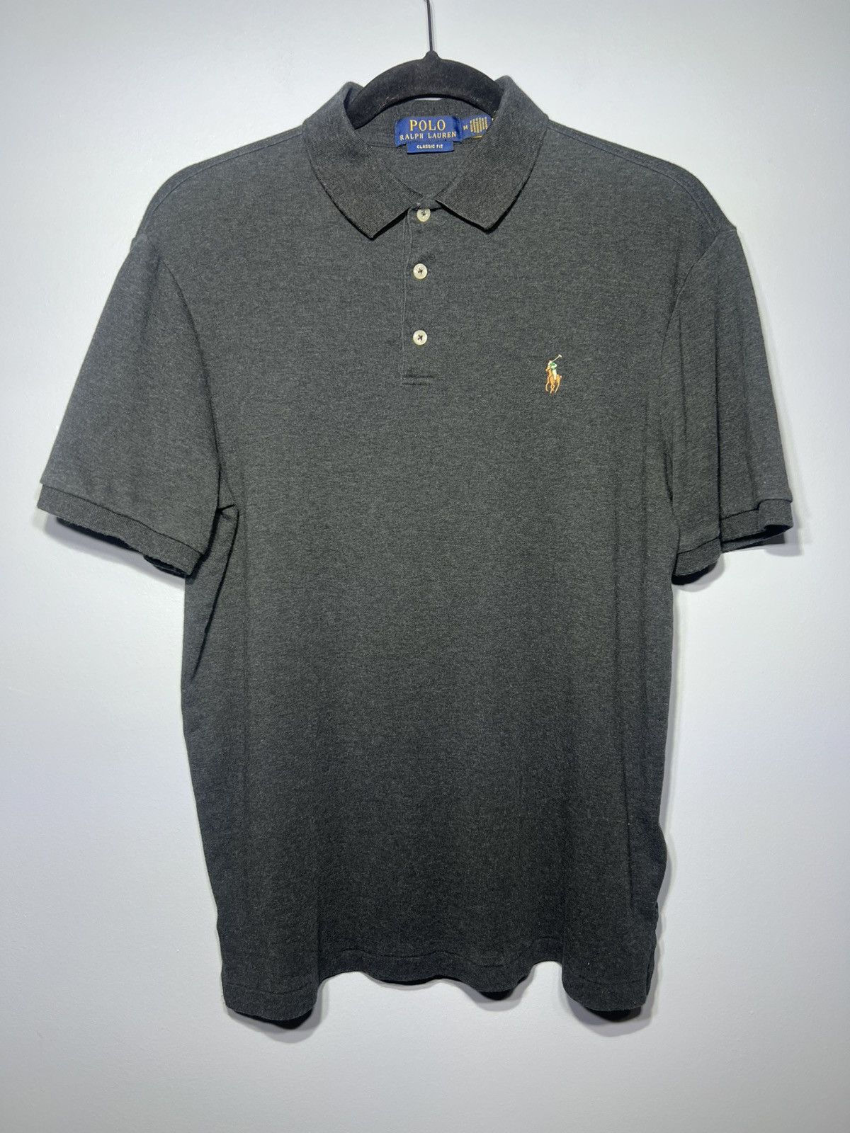 Polo Ralph Lauren Polo Ralph Lauren Men's Classic-Fit Polo Black Short Sleeve Size US M / EU 48-50 / 2 - 2 Thumbnail