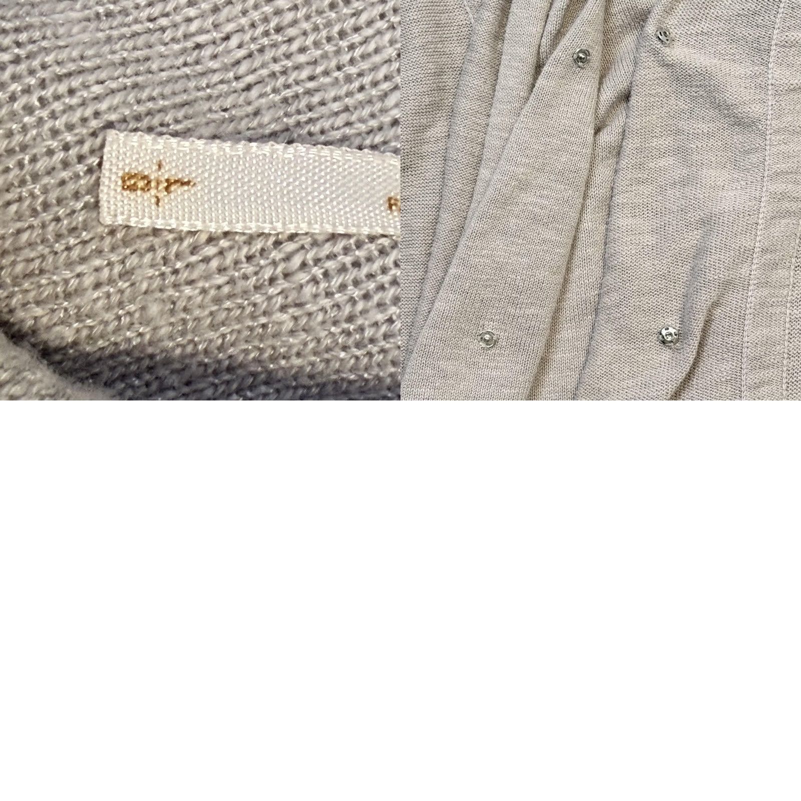 Free People VINTAGE Free People Cardigan Sweater Womens Small Gray Shawl Collar Open Front Knit Size S / US 4 / IT 40 - 8 Thumbnail