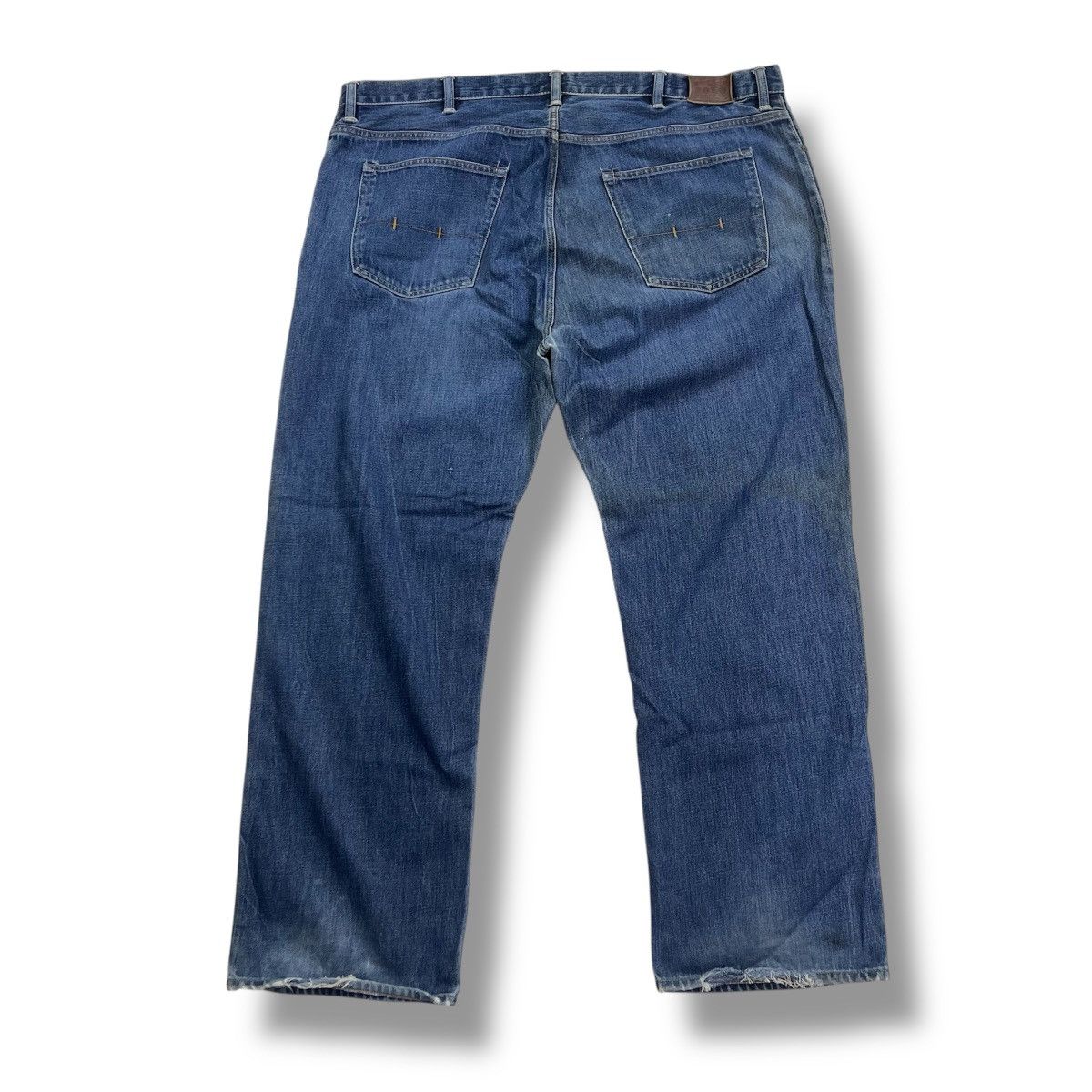 Ralph Lauren Vintage Polo Ralph Lauren 867 Denim w46 Leather Patch Jeans Size US 44 / EU 60 - 2 Thumbnail