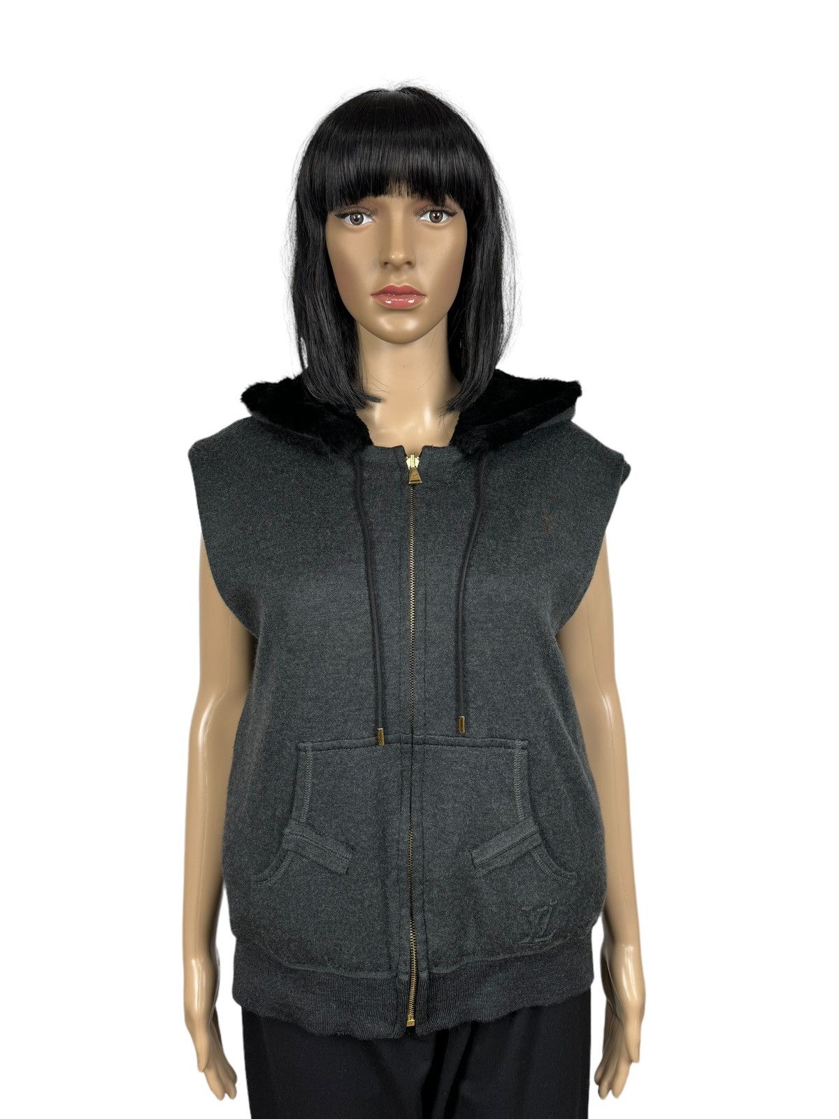 Louis Vuitton Louis Vuitton Reversible Gilet Vest Rabbit Fur Cashmere Size L / US 10 / IT 46 - 1 Thumbnail
