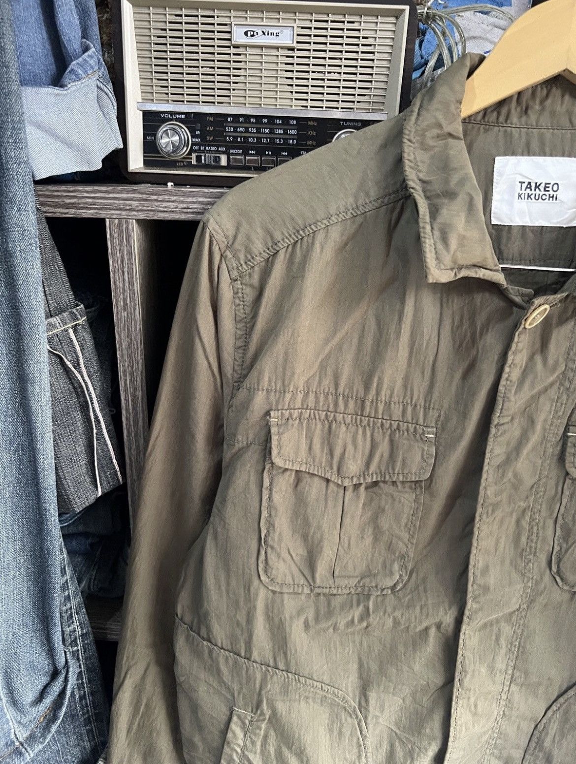 Takeo Kikuchi 🔥Takeo Kikuchi Button Up Overshirt Size US M / EU 48-50 / 2 - 5 Thumbnail