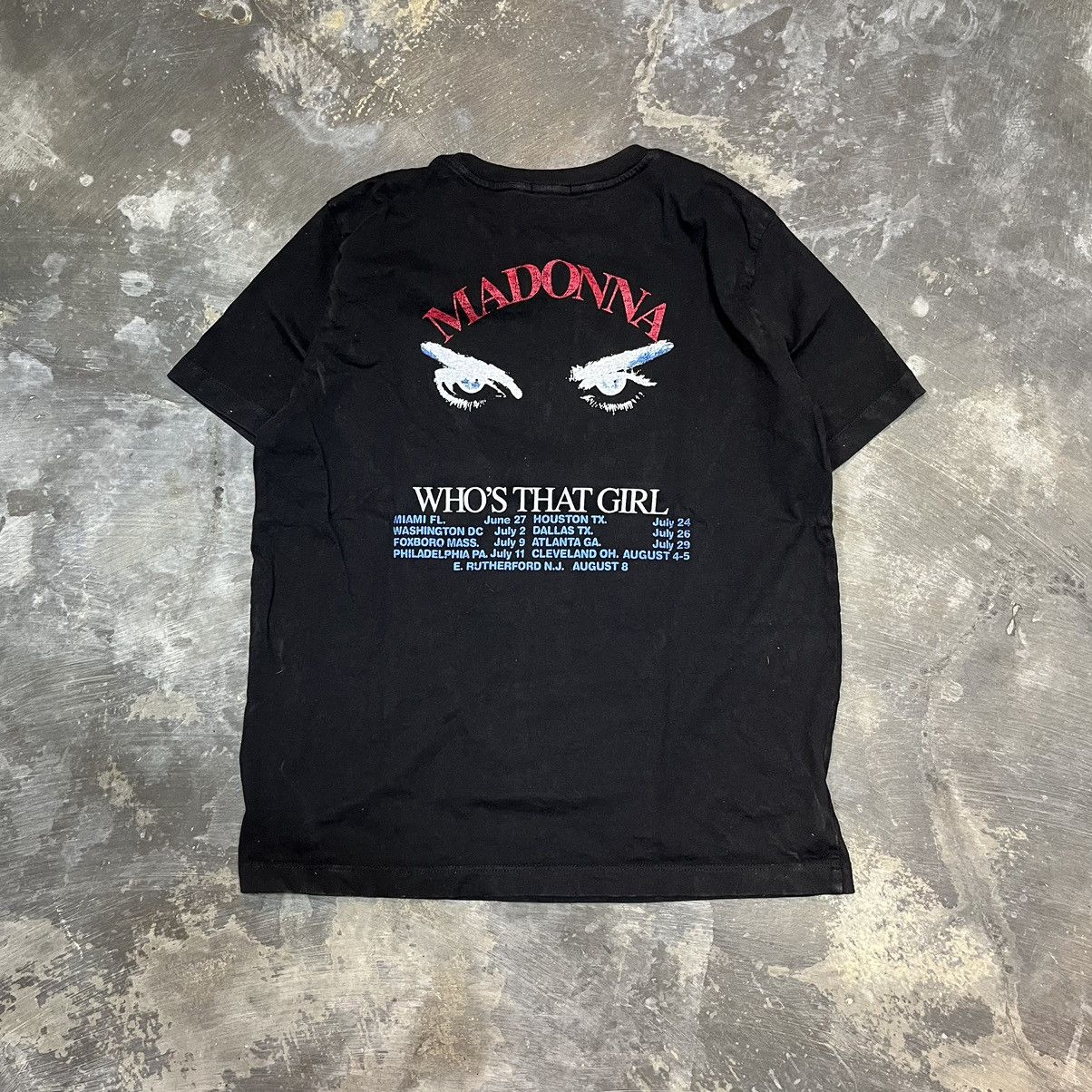 Band Tees × GU Madonna world tour t shirt 1987 Size US S / EU 44-46 / 1 - 4 Thumbnail