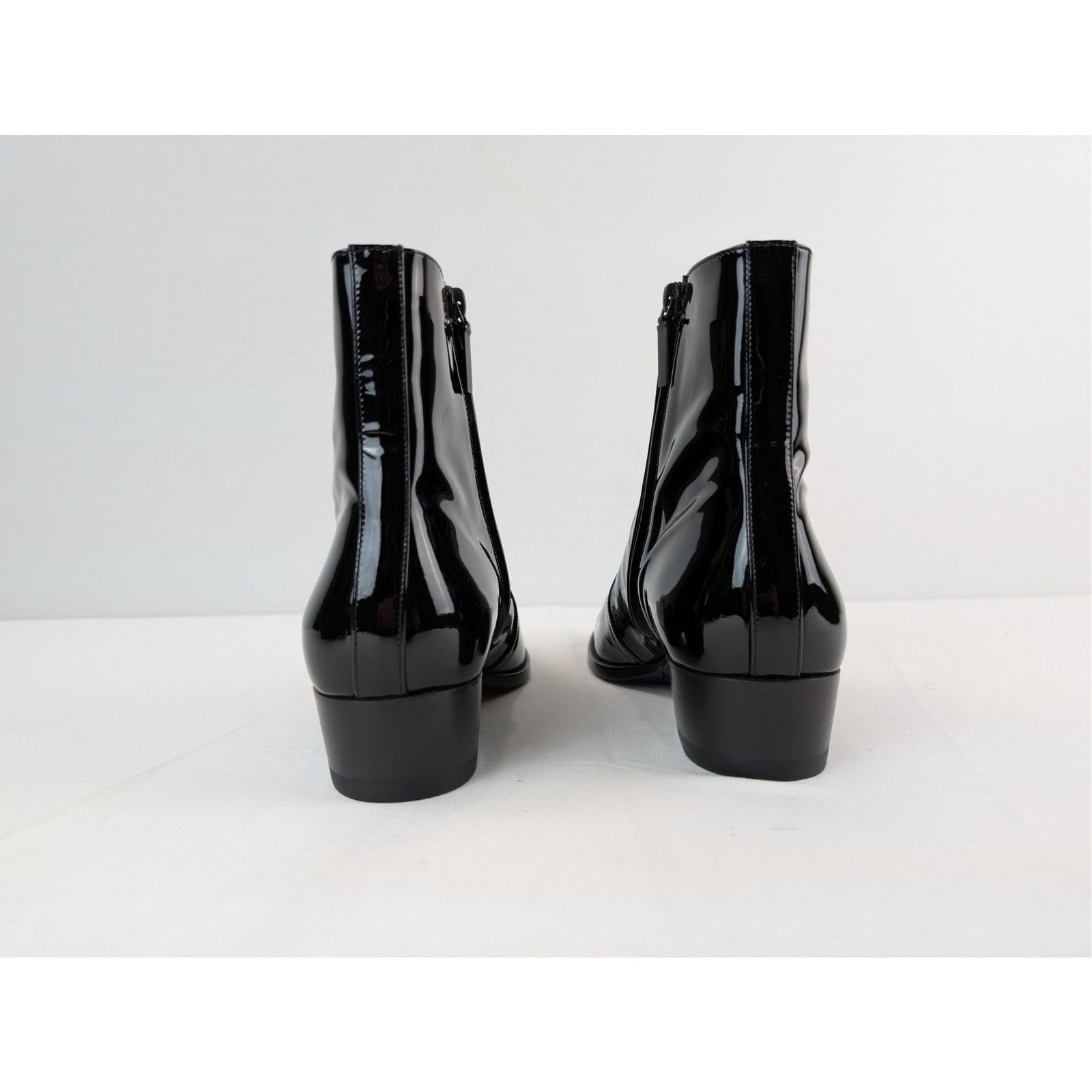 Saint Laurent Paris o1rshd1 Wyatt 40 Zip Booties Boots in Nero 41 Size US 8 / EU 41 - 10 Thumbnail