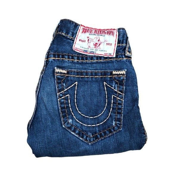 パンツ TRUE RELIGION 31 Bobby super T True Religion Men's Bobby No Flap Super T, HXWM, 29 at