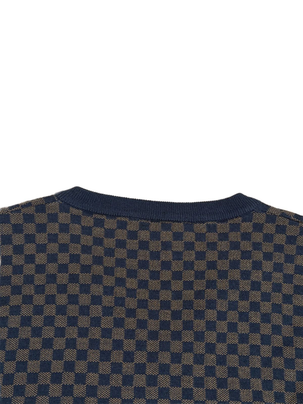 Louis Vuitton 🔥Louis Vuitton Damier V Neck Sweater/LV Monogram Sweater Size US L / EU 52-54 / 3 - 12 Thumbnail