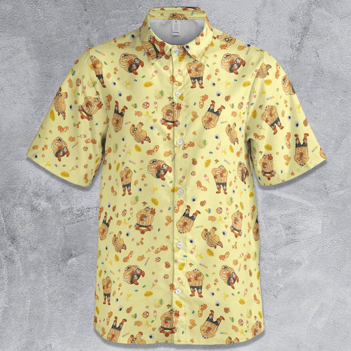Designer × The Unbranded Brand Taishiro Toyomitsu Fat Gum Hero BNHA Button Down Shirt Size US M / EU 48-50 / 2 - 2 Thumbnail