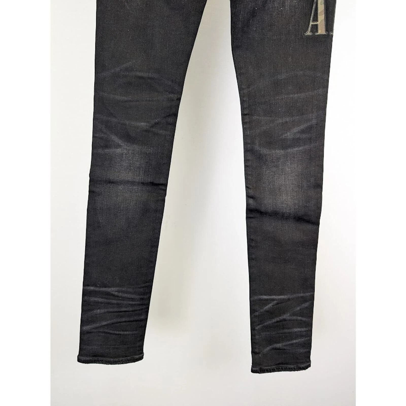 Amiri o1rshd1 Q:3 / Core Applique Jean in Aged Black Size US 36 / EU 52 - 18 Thumbnail