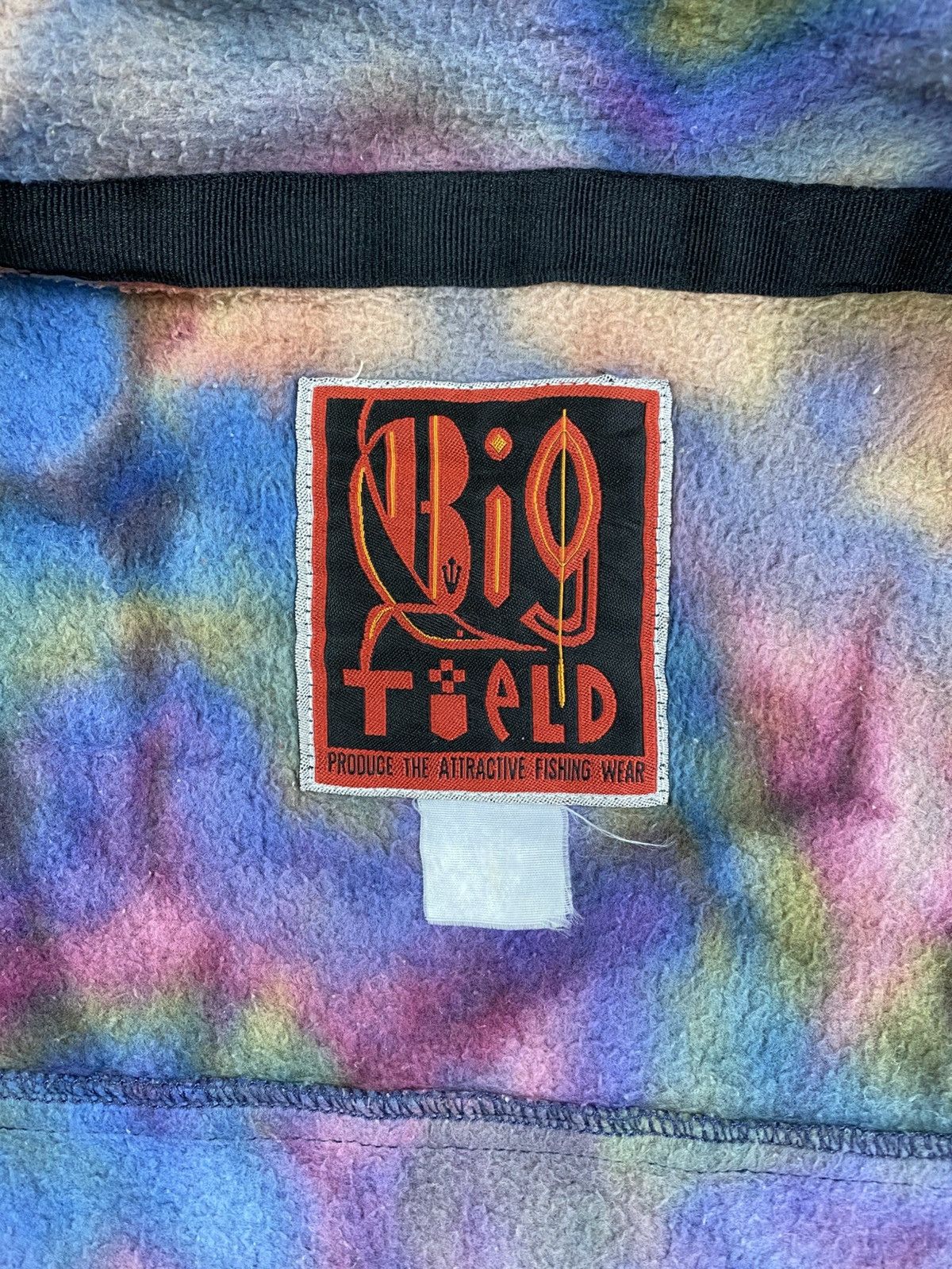 Japanese Brand Vintage Big Field Tie Dye Style Zipper Jacket Size US XL / EU 56 / 4 - 10 Thumbnail
