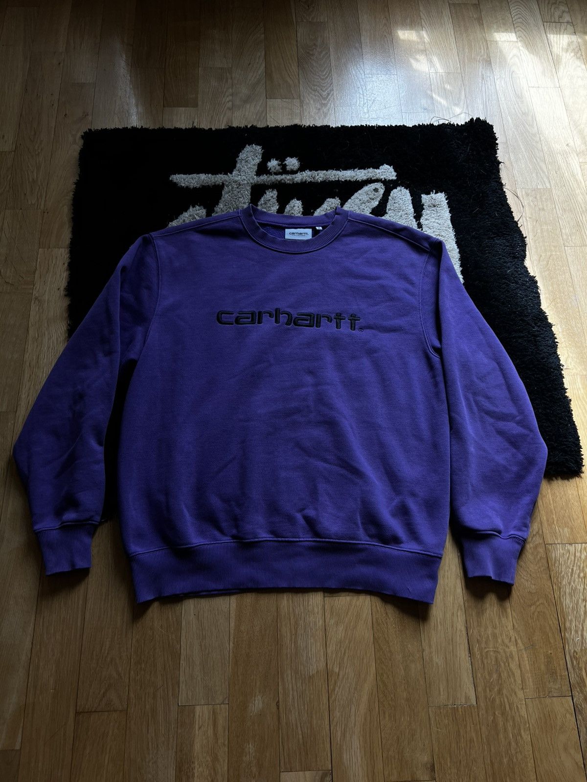 Carhartt × Vintage Carhartt sweatshirt big logo Medium size Vintage Size US M / EU 48-50 / 2 - 1 Thumbnail