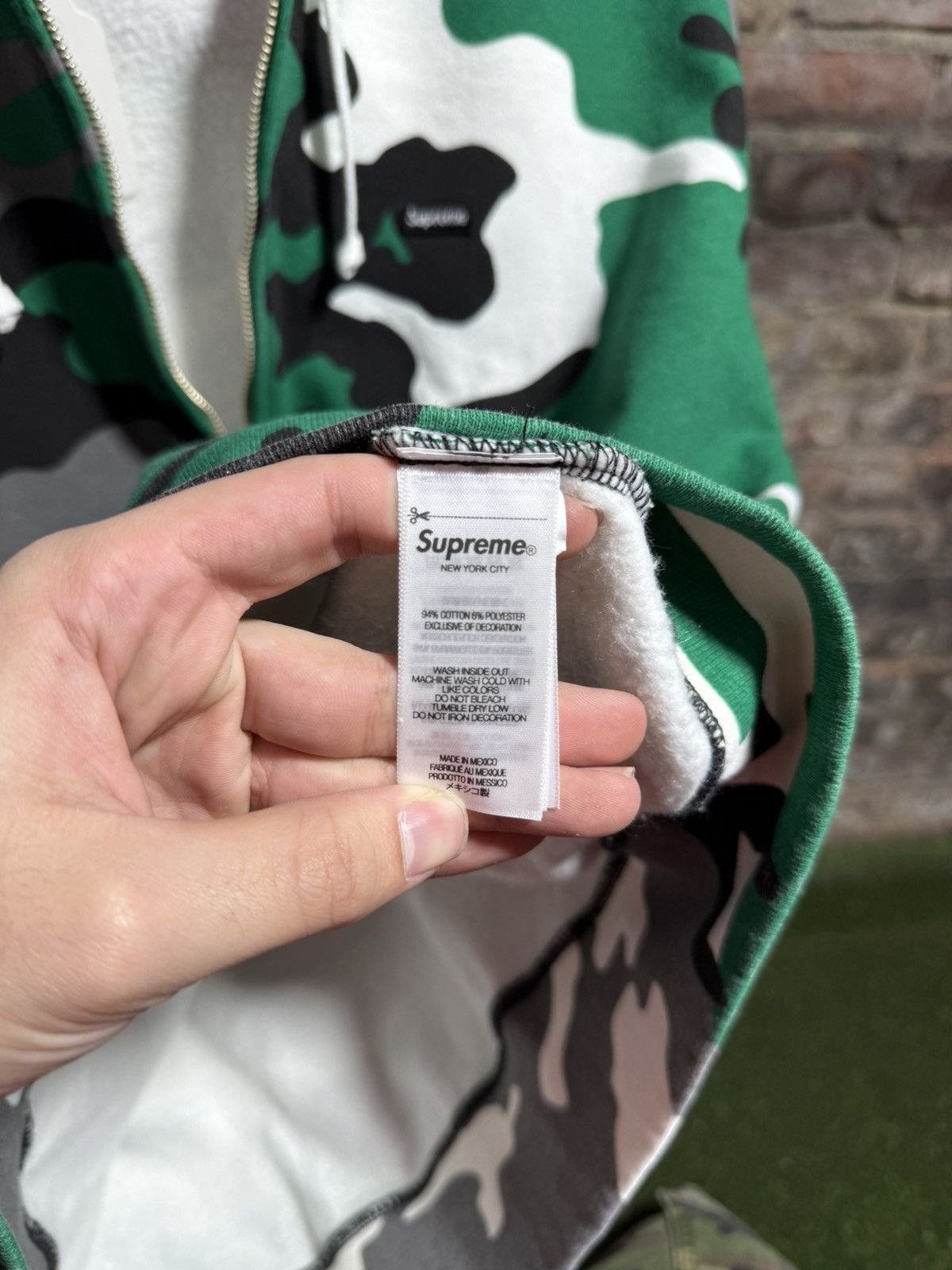 Supreme Supreme Green Camo Zip-Up Sz. M Size US M / EU 48-50 / 2 - 4 Thumbnail