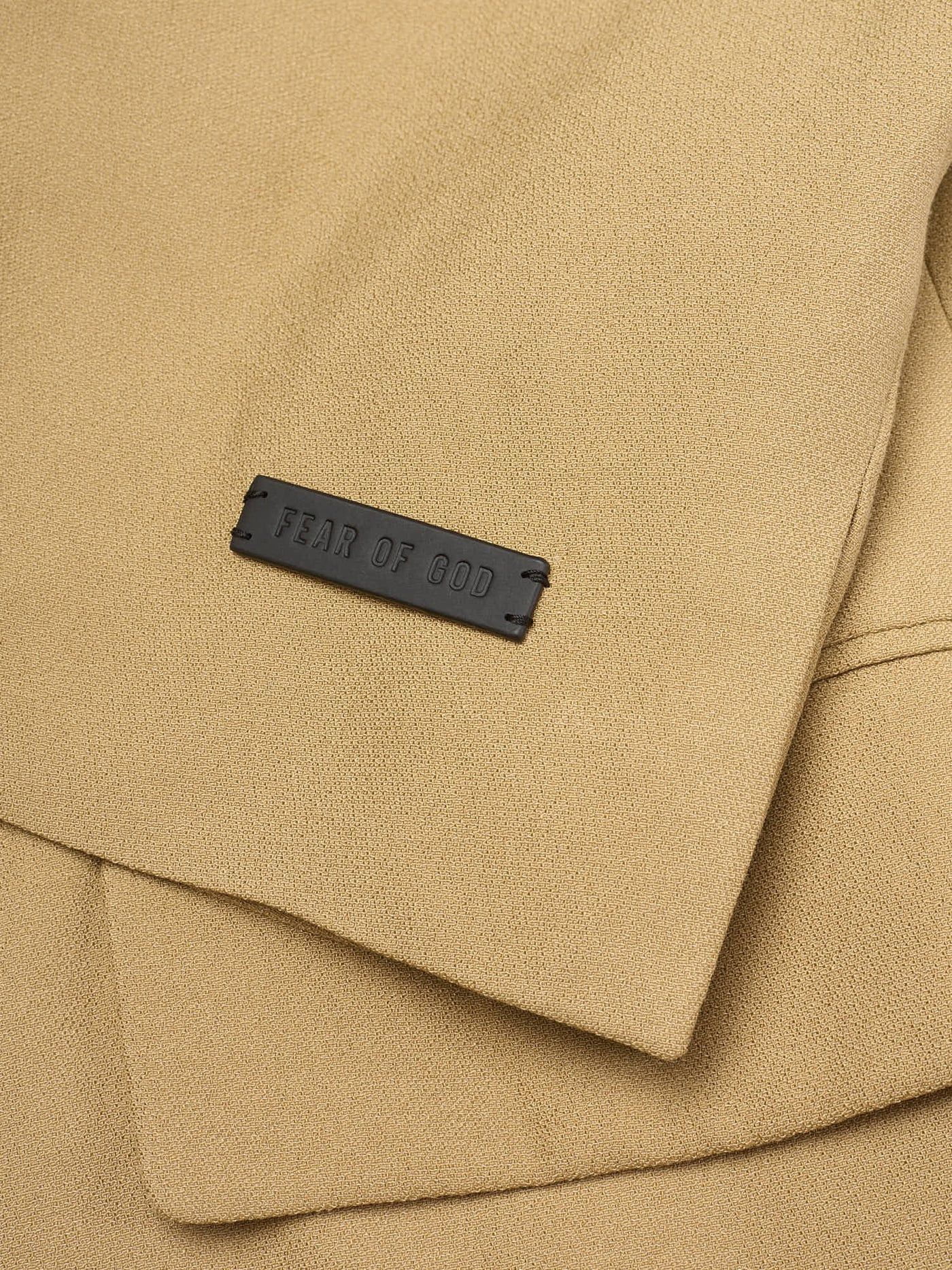 Fear of God FEAR OF GOD Tan Viscose DB Lined Suit Jacket Size 40R - 4 Thumbnail